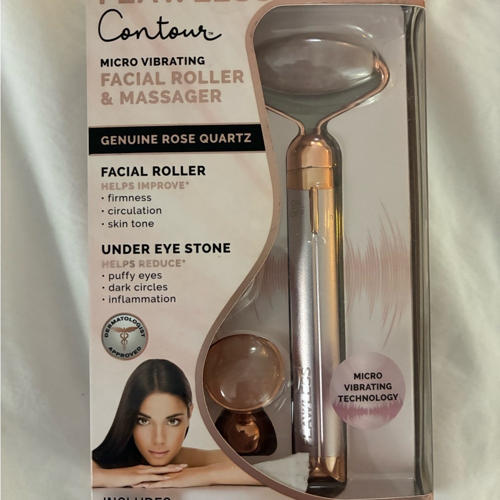 New Facial Roller & Massager - Rose Gold